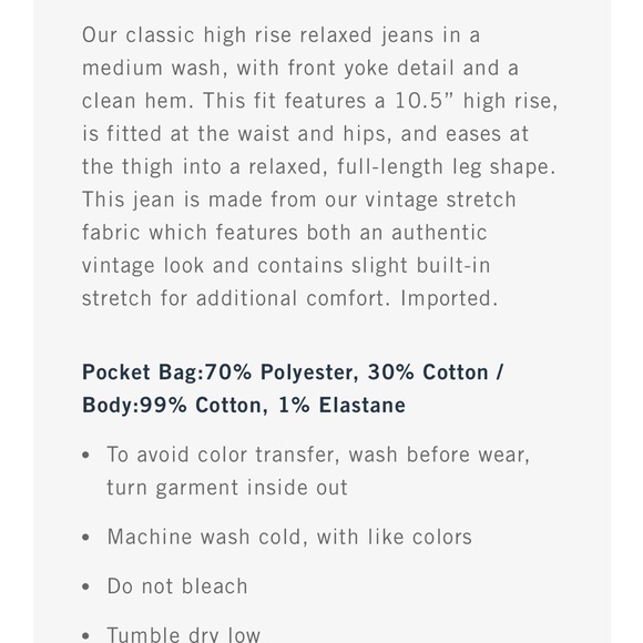 Abercrombie & Fitch High Rise 90s relaxed jean - Picture 6 of 7